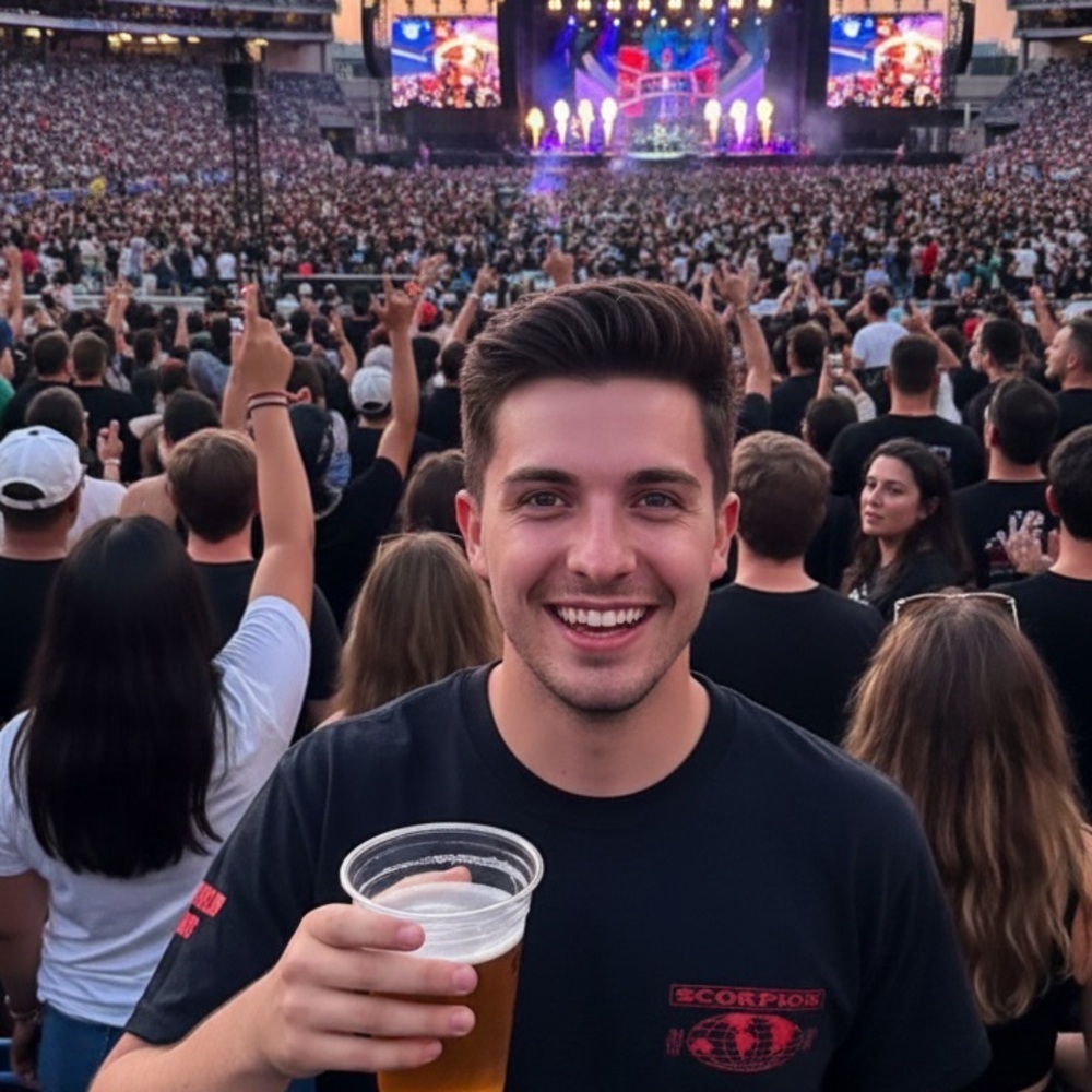 Scorpion 2018 world tour concert t shirt 🎶 💀